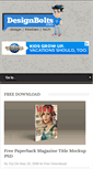 Mobile Screenshot of designbolts.com