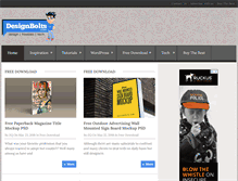 Tablet Screenshot of designbolts.com